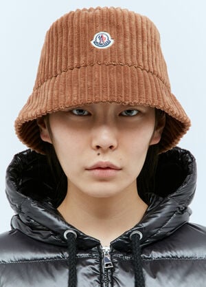 Moncler Corduroy Bucket Hat 블랙 mon0257037