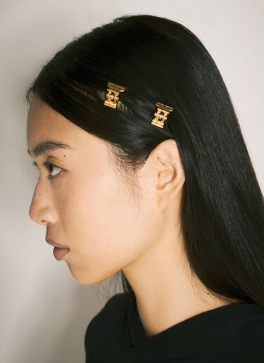 Balenciaga Holli XS Hair Grip Set Gold bal0257045