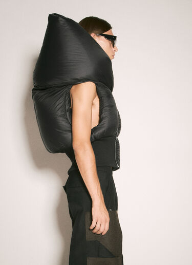 Rick Owens 아누부스 패딩 베스트  블랙 ric0158004