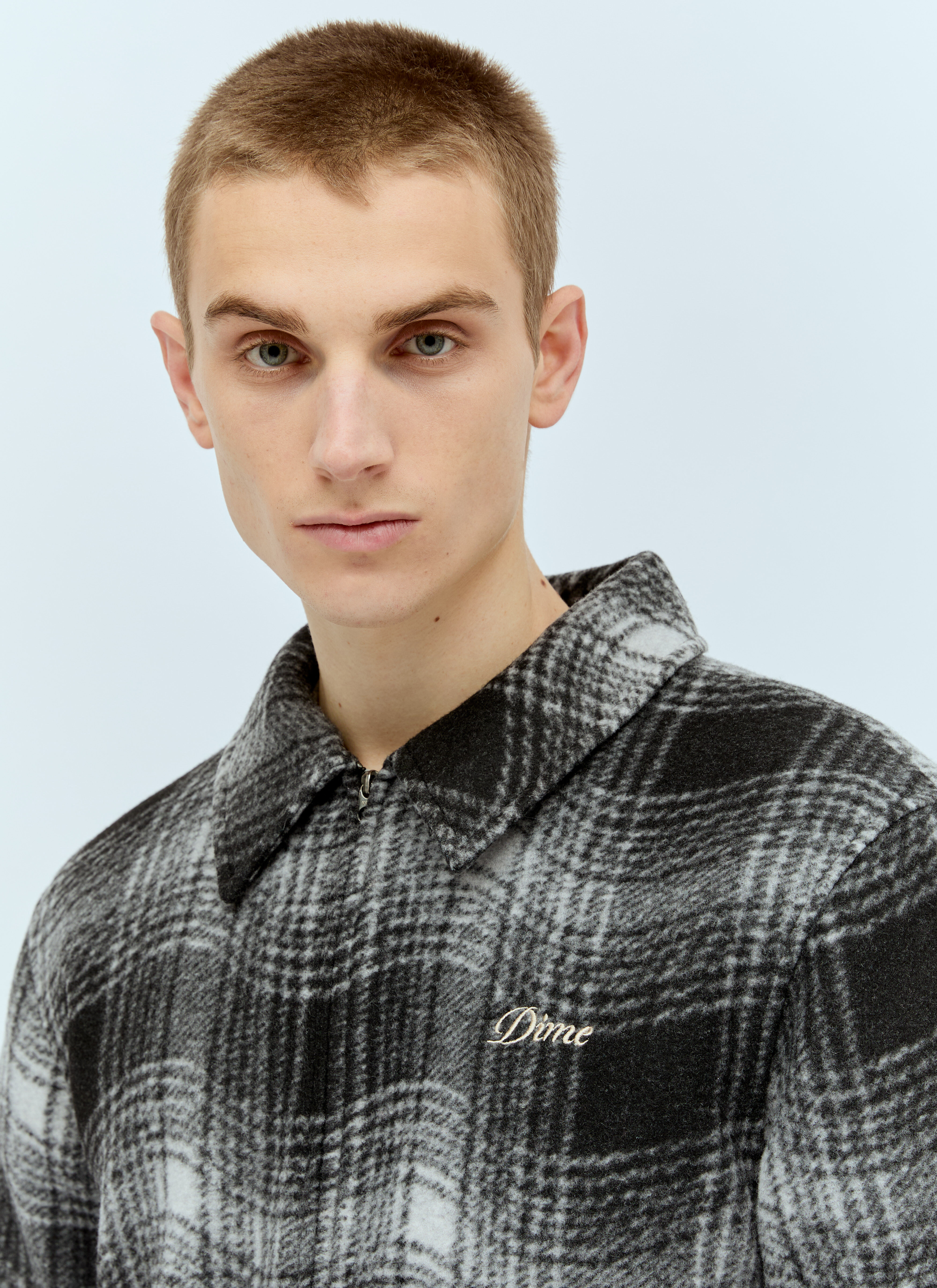 Wave Plaid Jacket