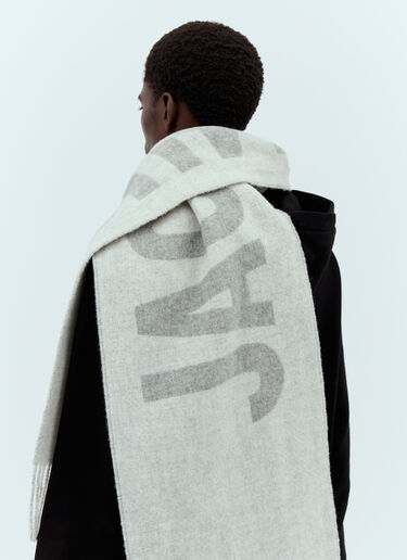 Jacquemus L'Echarpe Jacquemus Scarf Grey jac0158021