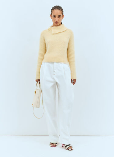 Jacquemus Le Pull Marina Sweater Yellow jac0258005