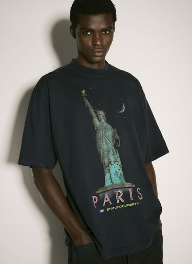 Balenciaga Paris Liberty T-Shirt Black bal0157019