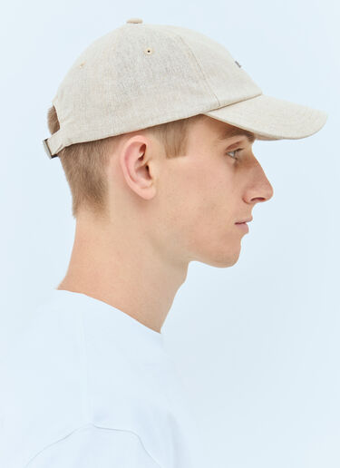 Jacquemus La Casquette Gadjo Baseball Cap Beige jac0158030