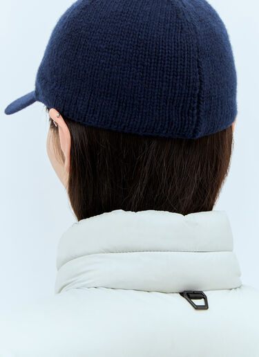 Moncler Knitted Baseball Cap Blue mon0257038