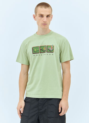 Metalwood Studio Metalmorphosis T-Shirt Green met0156013