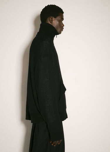 Yohji Yamamoto 口袋短夹克 黑 yoy0158009