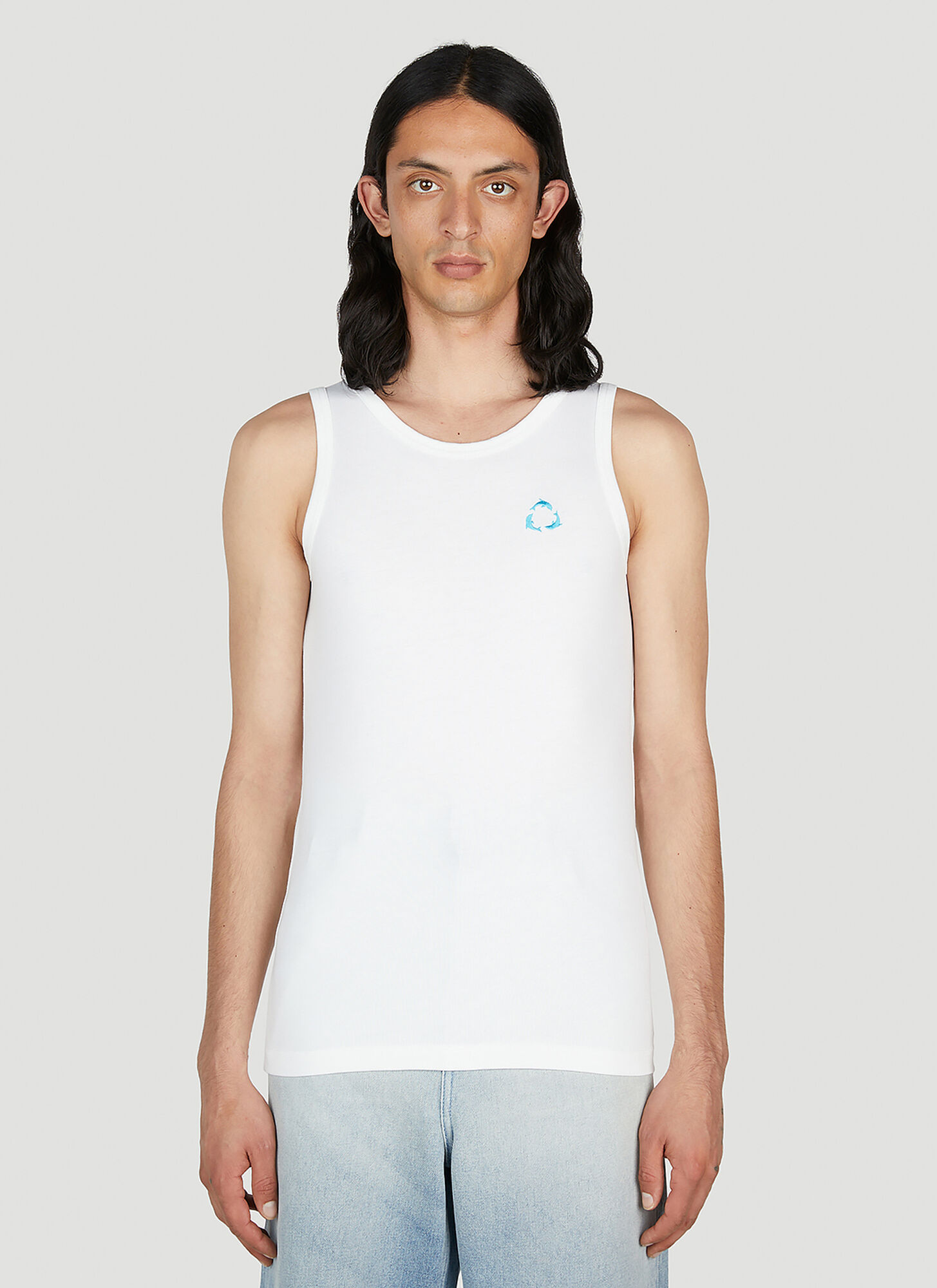 BOTTER BOTTER DOLPHIN TANK TOP MALE WHITEMALE