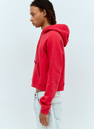 The Row Frances Cropped Sweatshirt Red row0156010