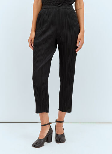 Pleats Please Issey Miyake Tapered Pants Black plp0258002