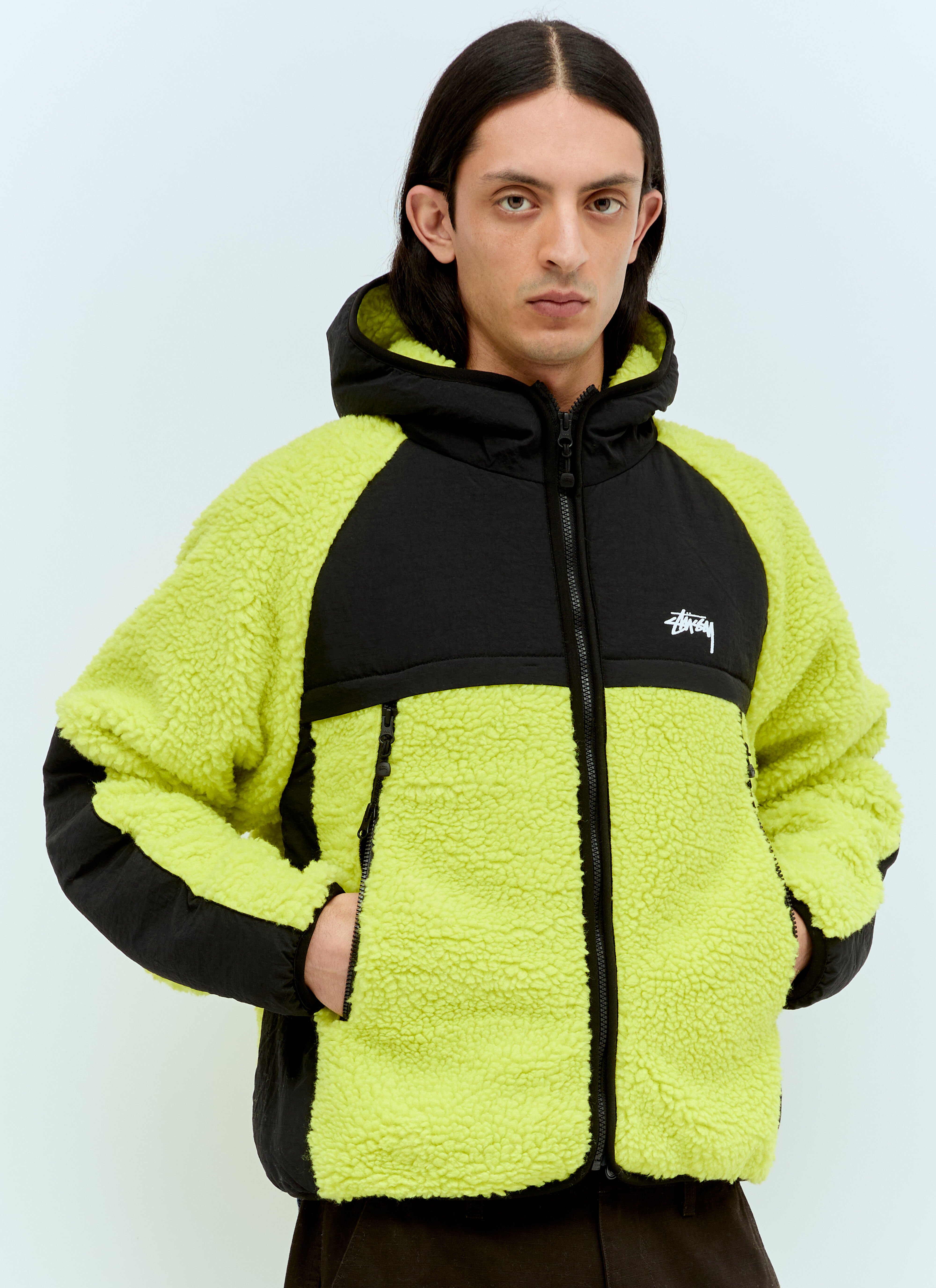Stüssy Sherpa Panelled Jacket Yellow sts0157008