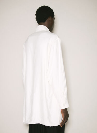 Yohji Yamamoto Layered Shirt White yoy0158004