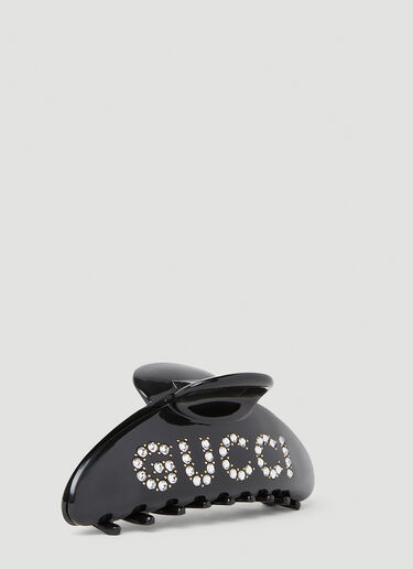 Gucci Embellished Hair Claw Black guc0253169