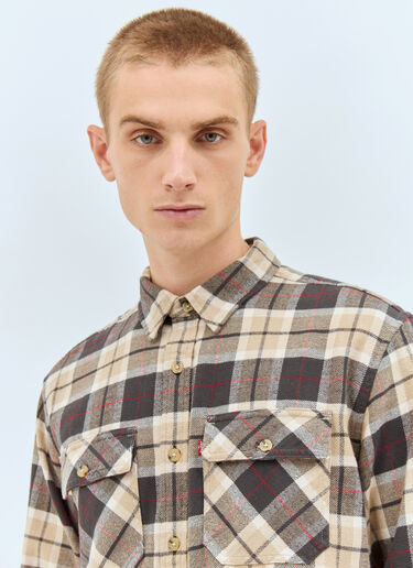 Levi's® x JJJJound Plaid Shirt Beige lej0158006