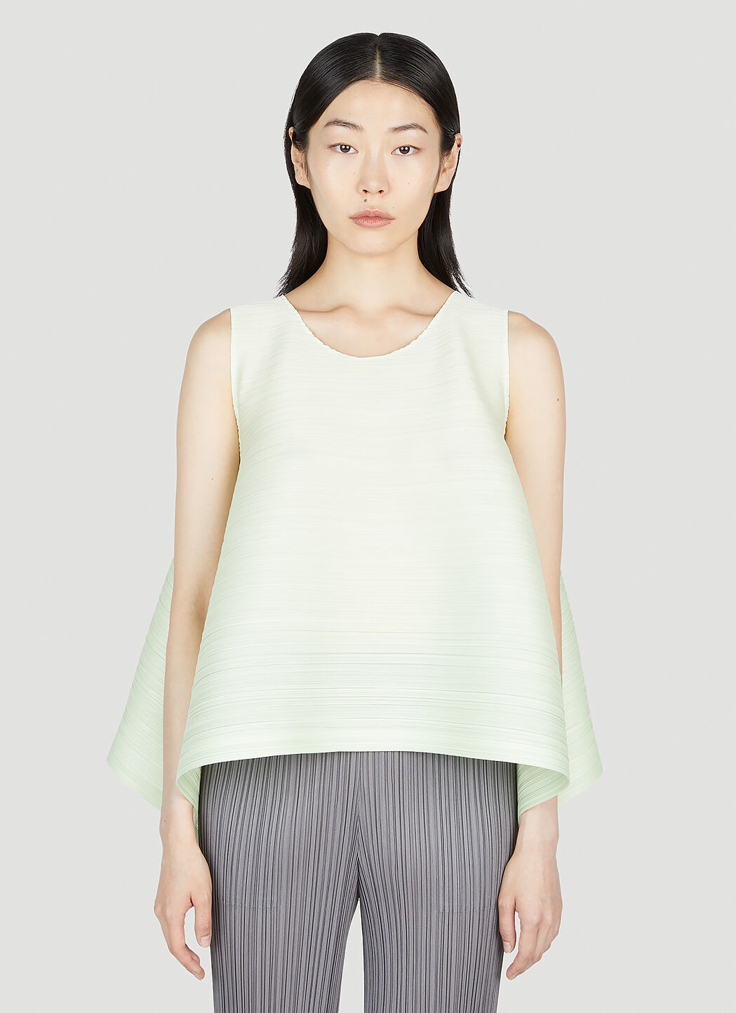 Pleated Draped Top