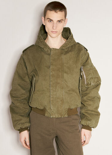 Entire Studios W2 Bomber Jacket Green ent0156004