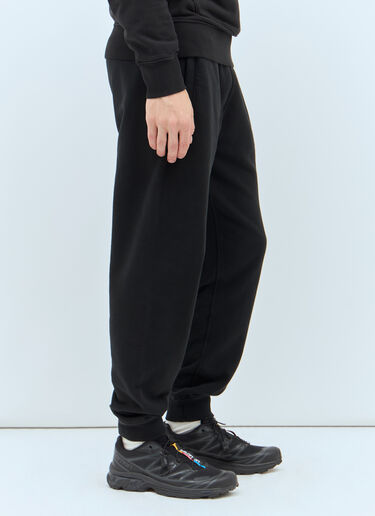 Stone Island Logo Patch Track Pants Black sto0158051