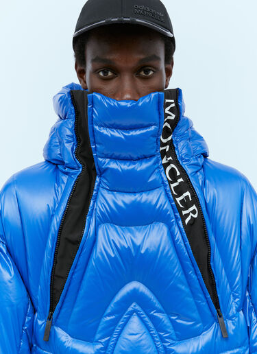 Moncler x adidas Originals 챔베리 롱 다운 재킷 블루 mad0154003