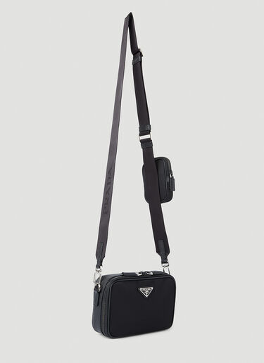 Re-edition cloth crossbody bag Prada Black in Cloth - 24547352