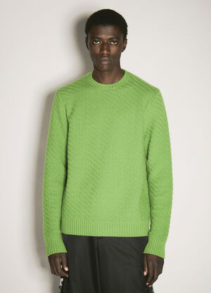 Prada Wool-And-Cashmere-Blend Sweater Grey pra0158005