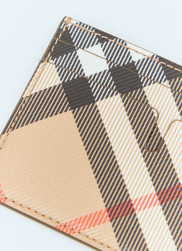 Burberry Check Cardholder Beige bur0157047