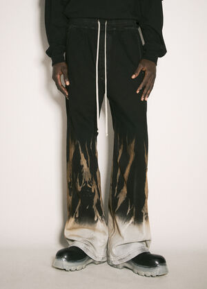 Rick Owens DRKSHDW Bleached Hem Jeans Black drk0158004