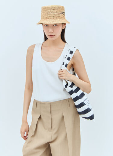 Jacquemus Le Bob Pesco Bucket Hat Beige jac0258037