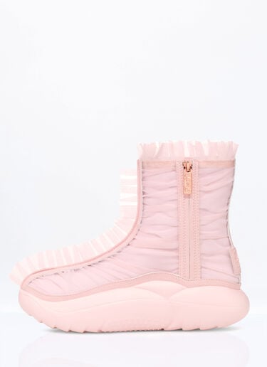 UGG Collina Strada 러플 쇼트 부츠 핑크 ucs0258003