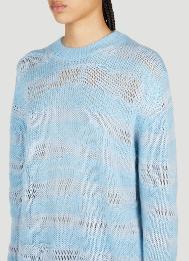 Acne Studios Ladder Knit Sweater Light Blue acn0253029