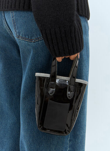 JW Anderson Mini Belt Tote Bag Black jwa0257019