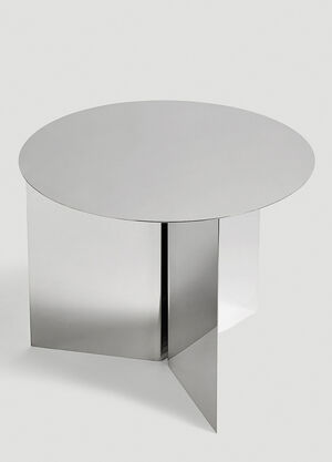 Maison Margiela Mirrored Slit Table Black mla0255013