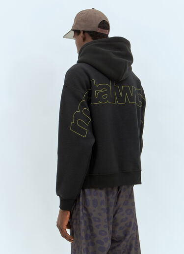 Metalwood Studio Reverse Twinkle Hooded Sweatshirt Black met0156003