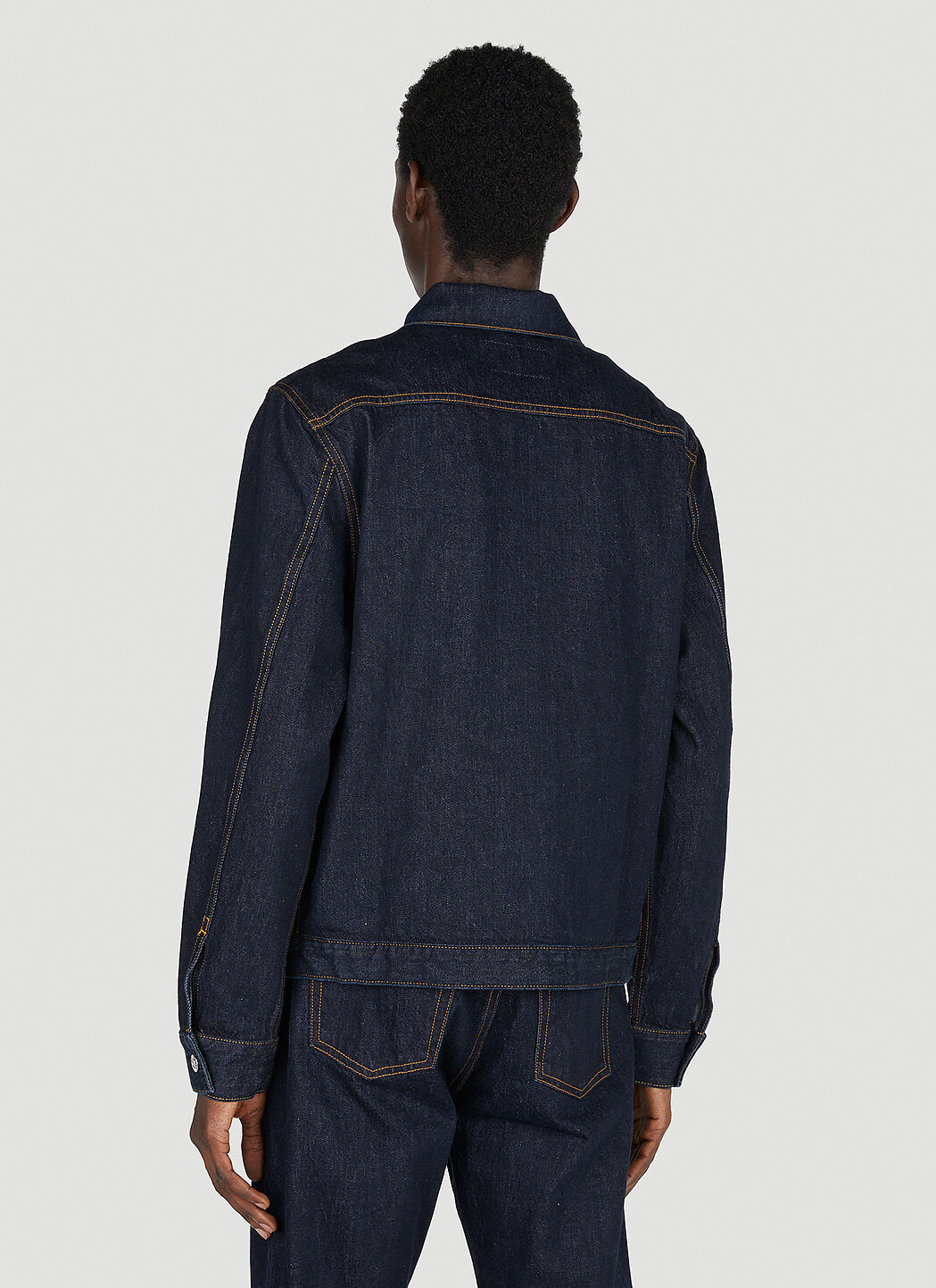 Helmut Lang Unisex Denim Trucker Jacket in Blue | LN-CC®