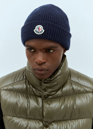 Stone Island Logo Patch Beanie Beige sto0158066