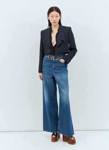 Chloé Wide-Leg Jeans Blue chl0257006