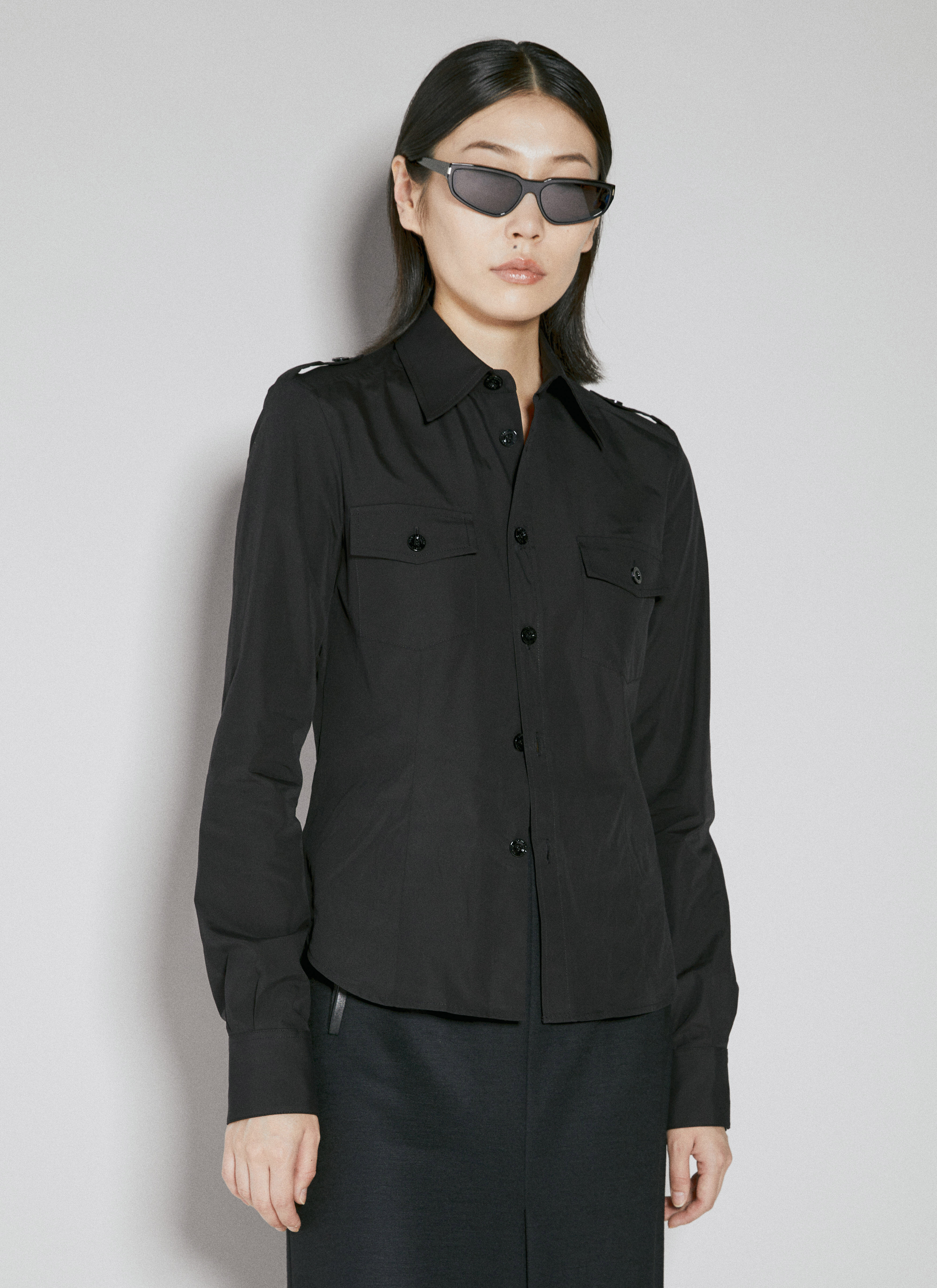 Saint Laurent SL 634 Nova Sunglasses in Black | LN-CC®