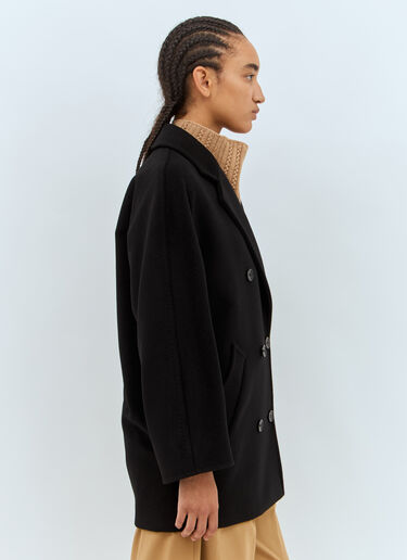 Max Mara Short 101801 Icon Coat Black max0257006