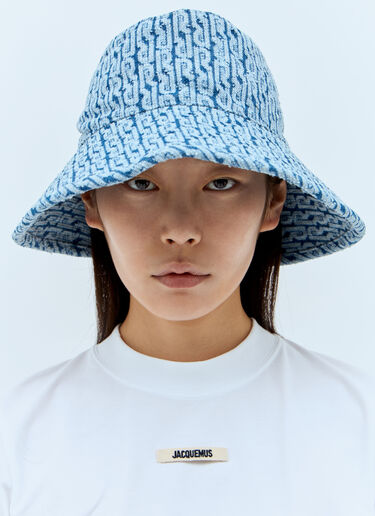 Rabanne Denim Bucket Hat Blue pac0255026