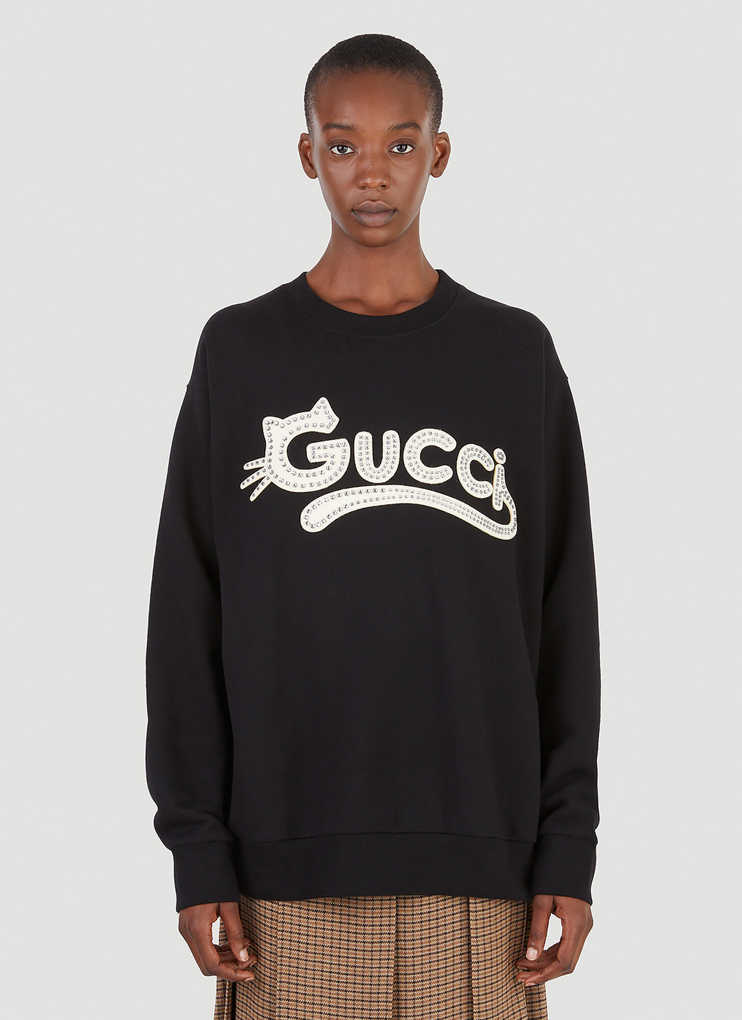 Gucci embellished-logo sweatshirt
