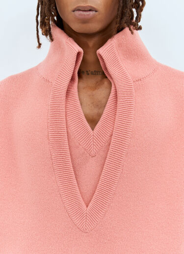 Bottega Veneta Compact Wool Sweater Pink bov0158004