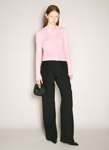 Prada Cashmere Cardigan Pink pra0258054