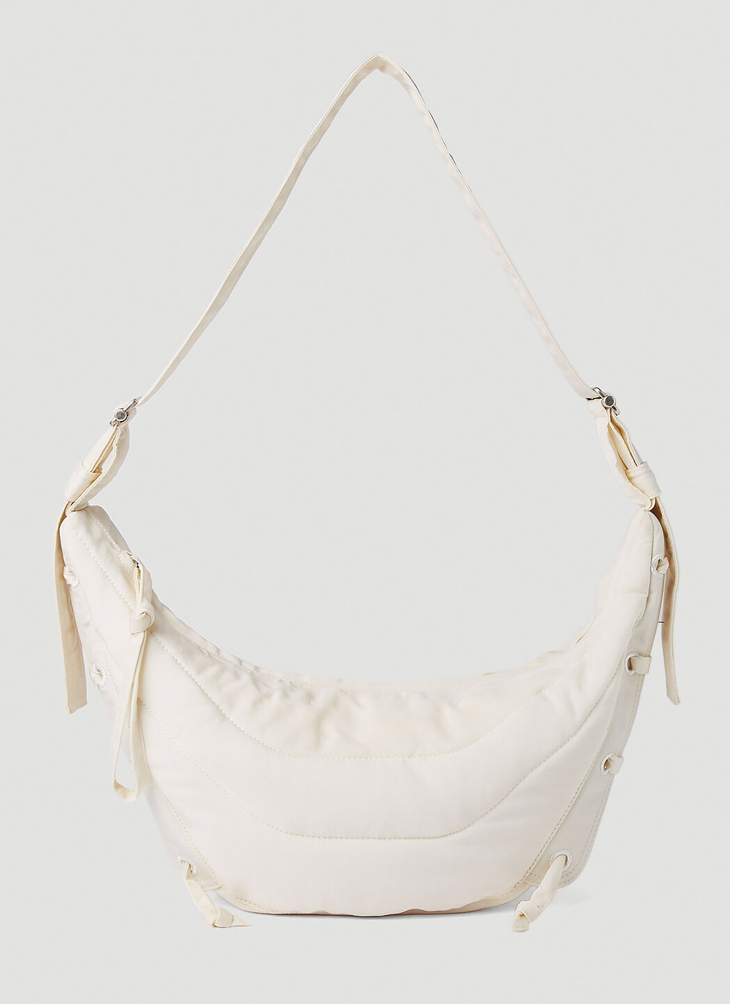 Lemaire Soft Game Small Shoulder Bag in White | LN-CC®