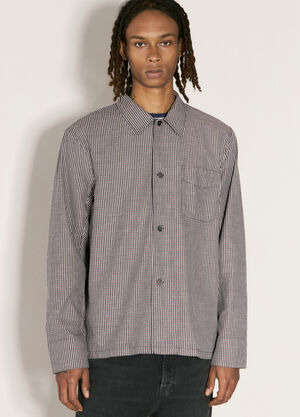 Our Legacy Box Linen Shirt Brown our0157016