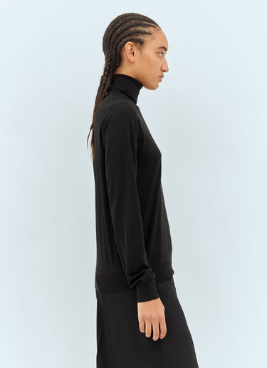 The Row Heva Highneck Top Black row0258010