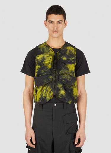 SONG FOR THE MUTE, Tie Dyed Cropped Cargo Pants, Men