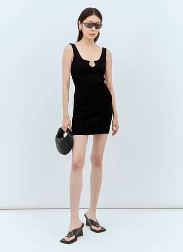 Jacquemus La Mini Robe Sierra Mini Dress Black jac0258017