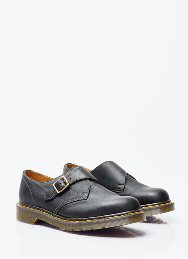 Dr. Martens 1461 Monk Natural Tumble Leather Shoes Black drm0156013