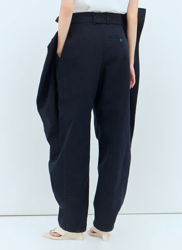 JW Anderson Fold-Over Pants Navy jwa0257005