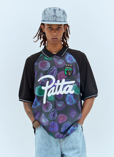 Patta Acid Wash Sports Baseball Cap Blue pat0156012