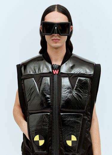 Walter Van Beirendonck 異世界サングラス ブラック wlt0156024